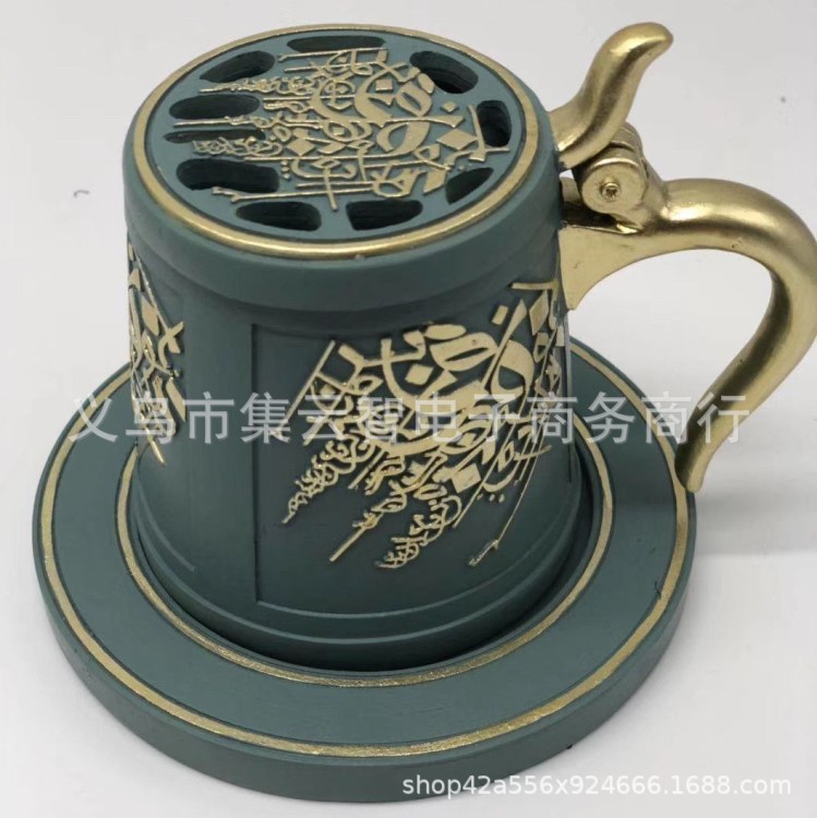 jamal 树脂茶杯式中东香炉阿拉伯香炉resin burner box