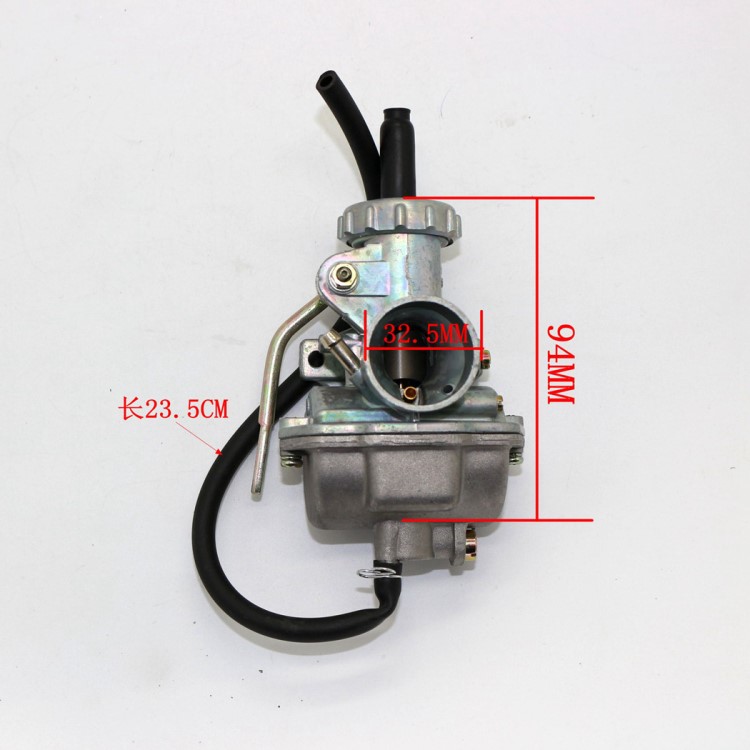 摩托车PZ20直头化油器半锌铝厂家直销Manual Choke 48mmBolt 20mm