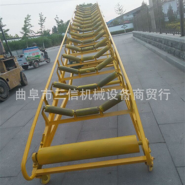 潍坊电动升降输送机 砂石料皮带机 吉林皮带输送机厂家