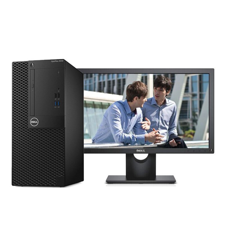 DELL戴尔OptiPlex3050MT奔腾G4560 4G 500G+19.5寸商用台式电脑