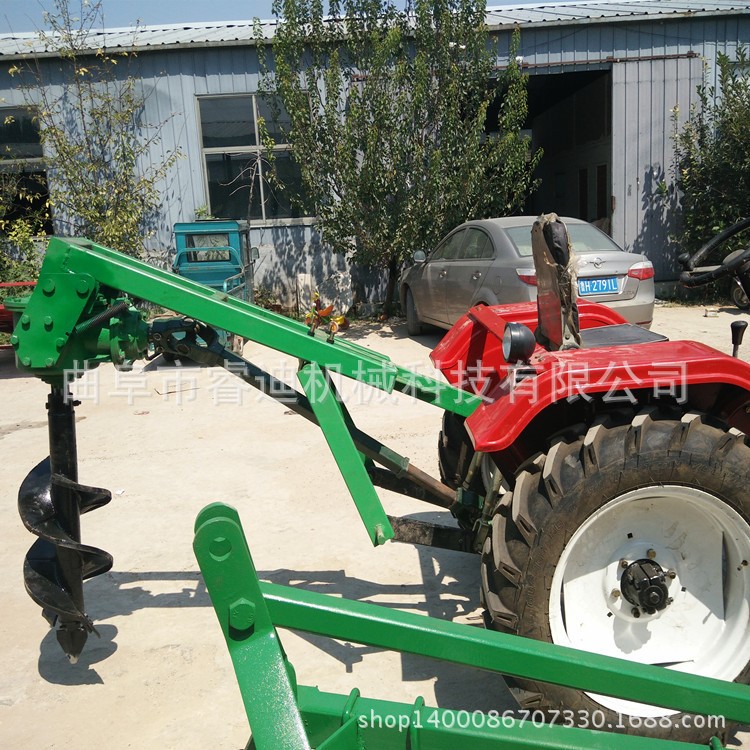 新型植树挖坑机 埋桩种树打洞机 果树打孔机
