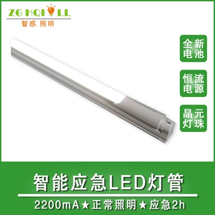 智感照明 T8分体式led应急灯管 0.6米9W 应急功率6W实力厂家直销