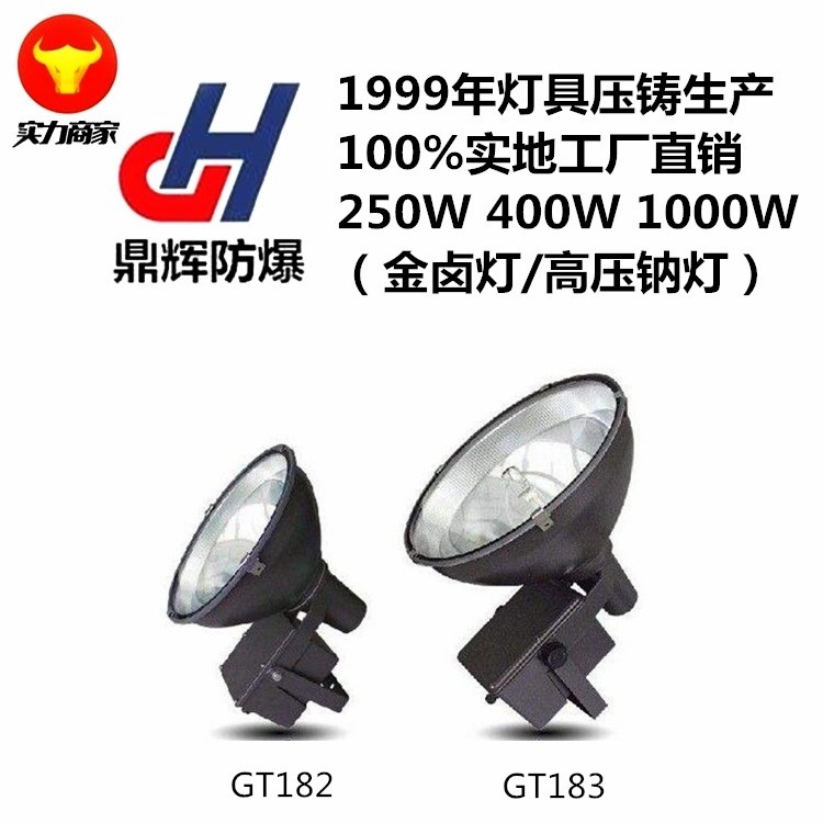 亚明GT182/183一体化投光灯灯具250W400W1000W 铝铸件整灯生产厂