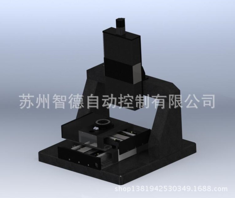 苏州微米级滑台精密多轴直线电机龙门架结构立式大理石平台