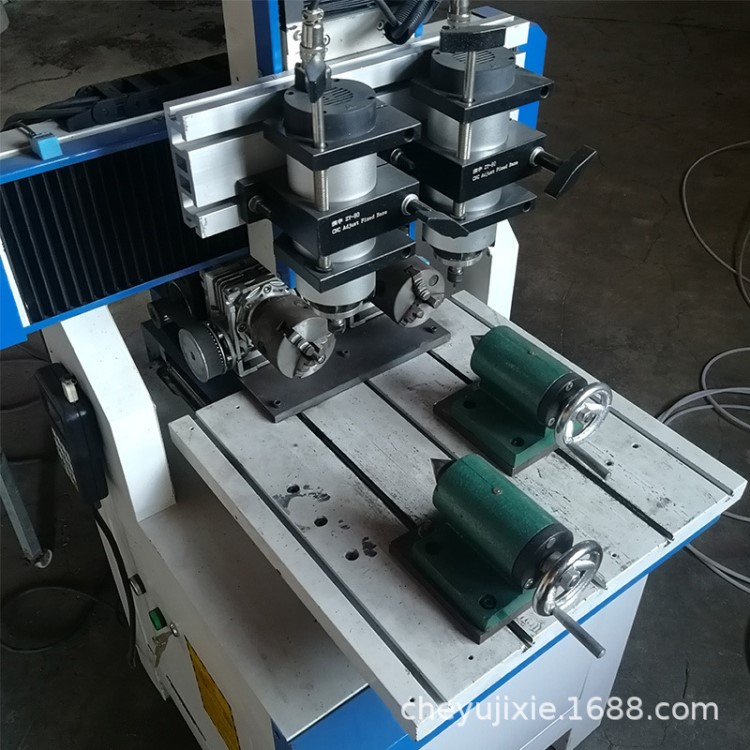 定制cnc4040数控雕刻机金属玉石雕刻机玛瑙翡翠方轨铸铁床身