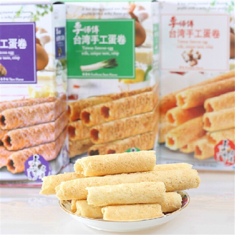 琦诺 李师傅手工蛋卷 160g/12盒/箱 休闲食品批发