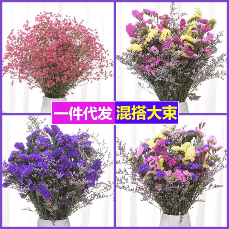 云南十八怪勿忘我鲜花干花花束一件代发批发代理昆明鲜花基地直发