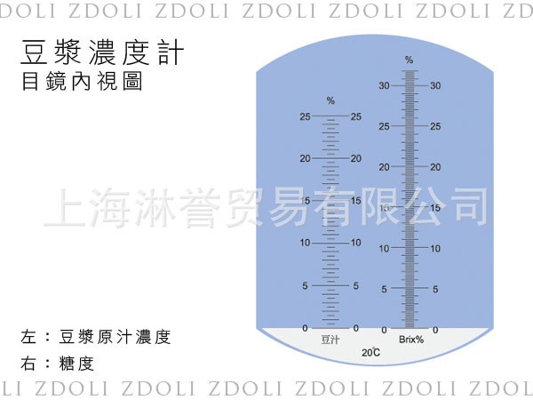 手持式折光仪 豆汁浓度计 0-25% 豆浆检测仪 0-25