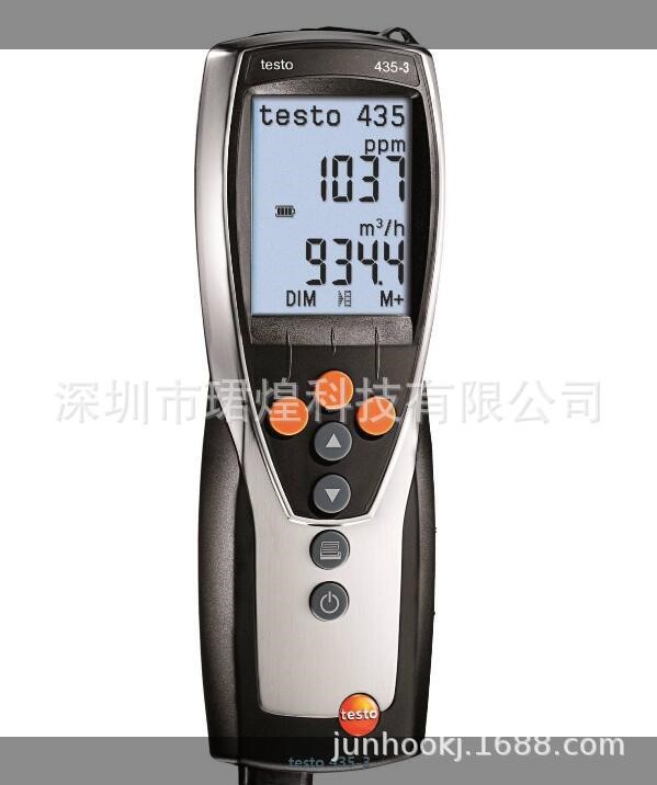 德图testo 435-3多功能测量仪热敏及叶轮风速仪温湿度CO2绝压表