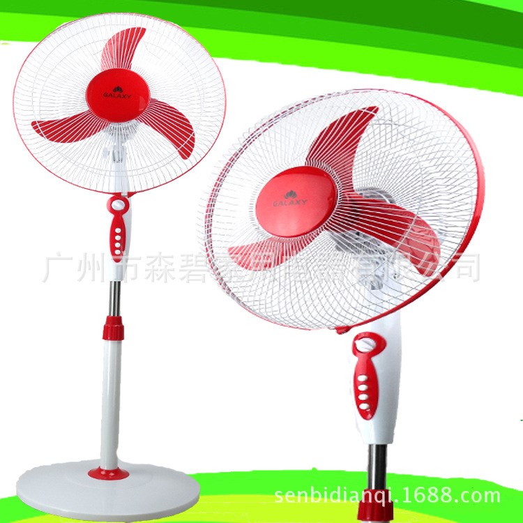 厂家直销dc fan 12V16寸直流落地电风扇 蓄电池太阳能电风扇出口