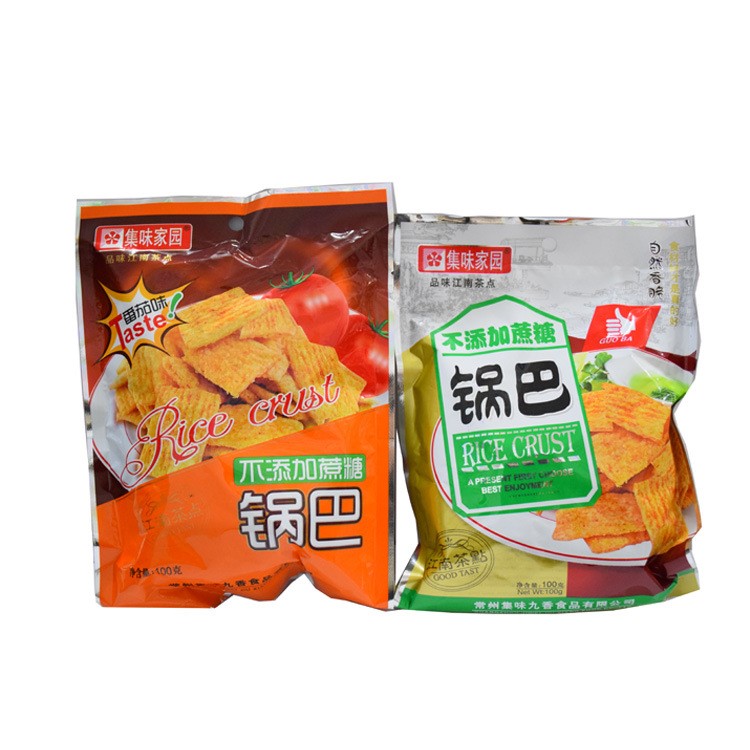 批发直销无糖食品糖尿人零食江南茶点集味家园100g原味番茄味锅巴