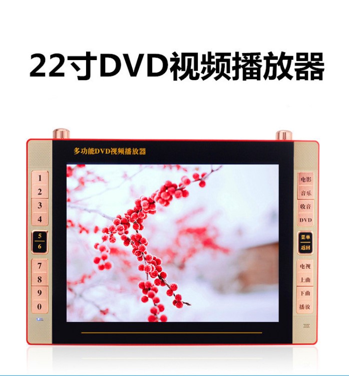 14寸大屏看戏机唱戏机扩音器移动DVD便携式影碟机22视频机14