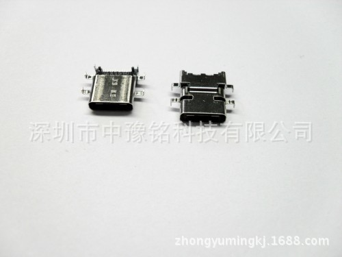 USB连接器3.1 Type C 沉板式 母座连接器SMT 可正反插