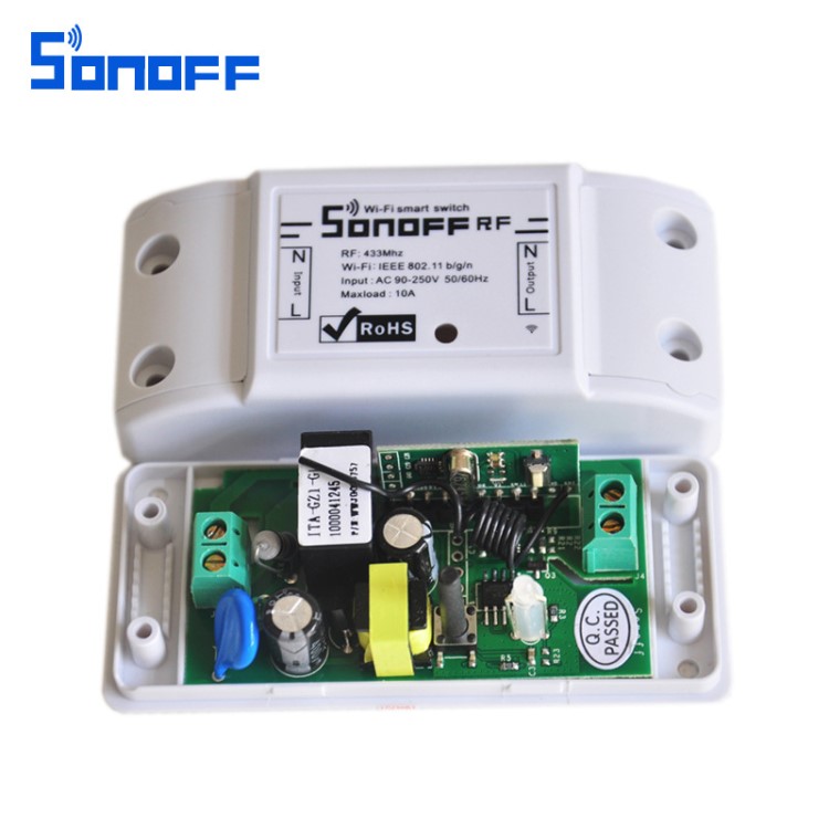 sonoff RF 手机app远程无线遥控定时wifi插座开关支持433遥控功能