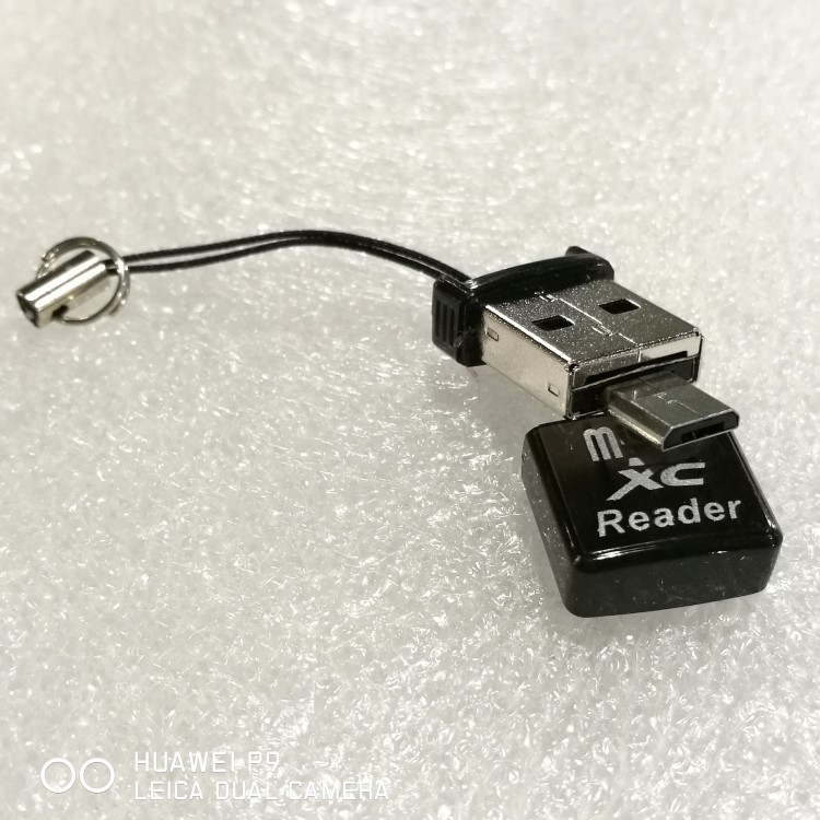 组合小OTG读卡器 TF迷你读卡器 micro sd微型手机 汽车USB读卡器