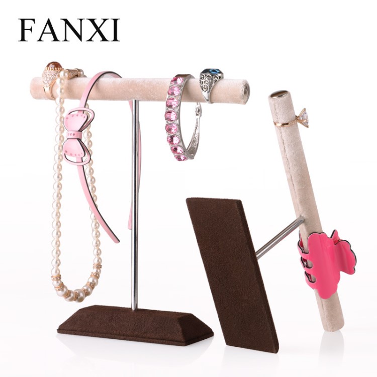 FANXI/凡西天鹅绒创意展示架 手镯项链饰品发箍架 毛衣链手链挂架