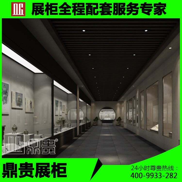 郑州博物馆展柜设计定制 防盗恒温恒湿博物馆展柜定制安装