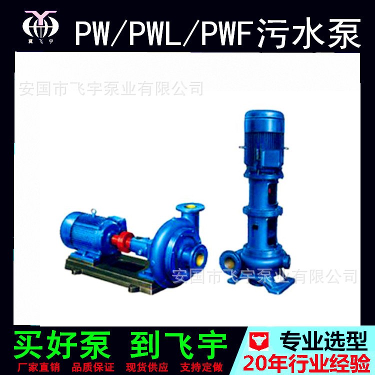 PW、PWL型离心式污水泵 8PW  A城市污水粪便抽水泵 工矿企业排水