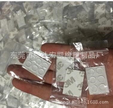 大连半球圆形透明胶垫 白色硅胶胶垫8*4 半球形透明脚垫 玻璃胶垫