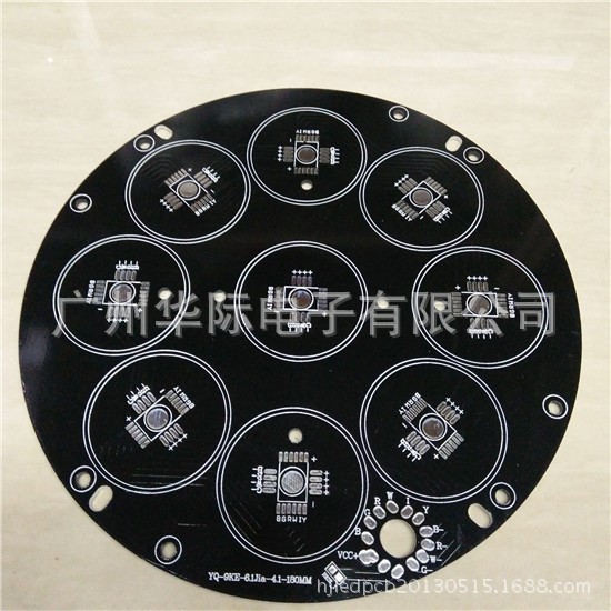 舞台灯光配件 LED铝基板    pcb覆铜板 线路板 9颗4+6合1防水帕灯