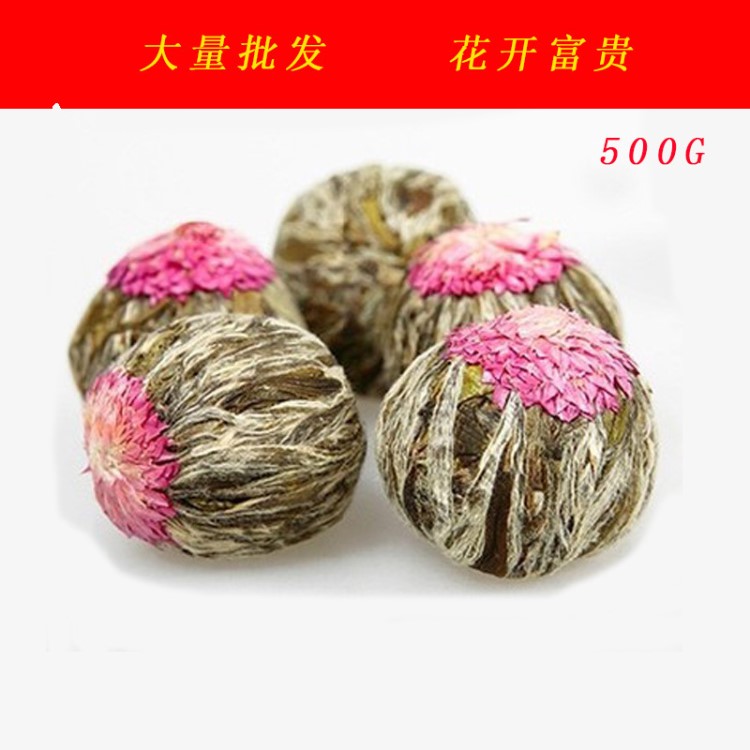 茉莉花工艺花茶花开富贵 特级茉莉仙桃出水芙蓉 一点红大量批发