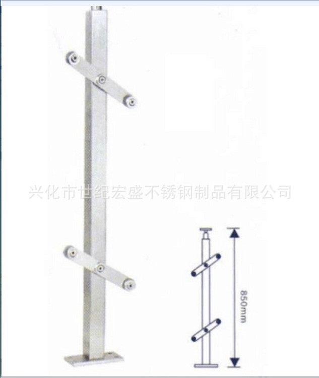 经销批发新型304不锈钢工程立柱 304不锈钢楼梯立柱 304立柱