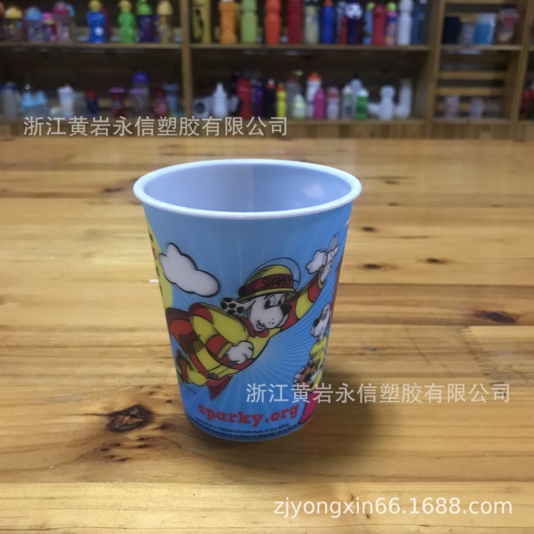 生产塑料3D杯.250ml儿童卡通漱口杯.食品级PP吸管杯.水杯