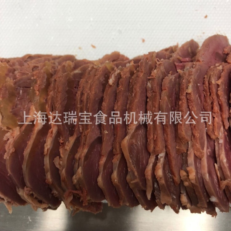 l熟肉切薄片机 双输送带切熟肉机 烟熏肉切片机 熟食凉菜切片机