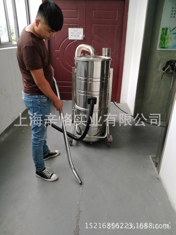 内置旋风分离器 上下桶分离重型380V工业吸尘器 机台配套吸尘器