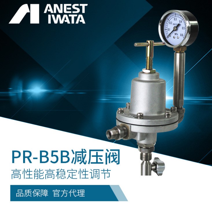 日本岩田涂料背压阀PR-B5B 2L稳压阀PR-51B/5BLN喷涂线涂料减压阀