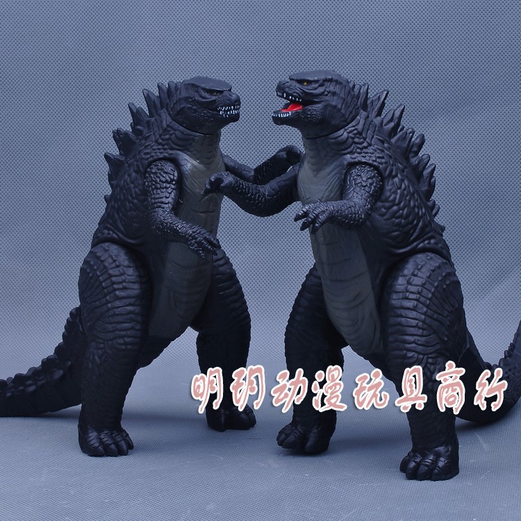 哥斯拉 GODZILLA 2款搪胶可动玩偶儿童玩具公仔手办礼物摆件