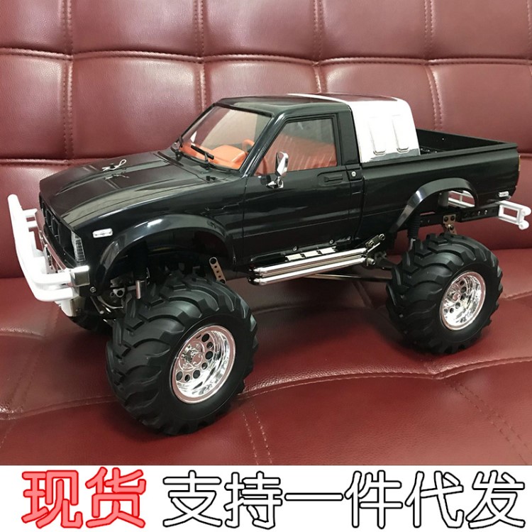 恒冠P407山猪四驱攀爬车1:10模型越野遥控车波箱变速带差速硬壳