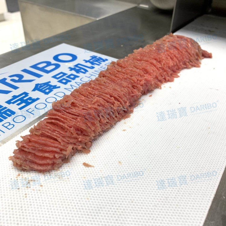 O鲜牛肉切片机微冻羊肉切片机火腿切片设备可定制传送带加长