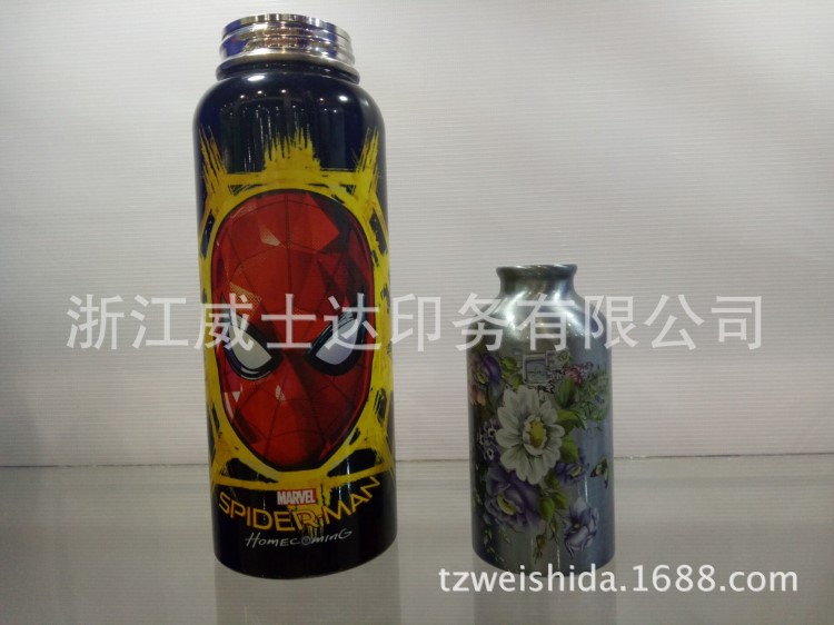 厂家定制不锈钢奶瓶 不锈钢保温杯热转印花膜 不锈钢杯子印花膜