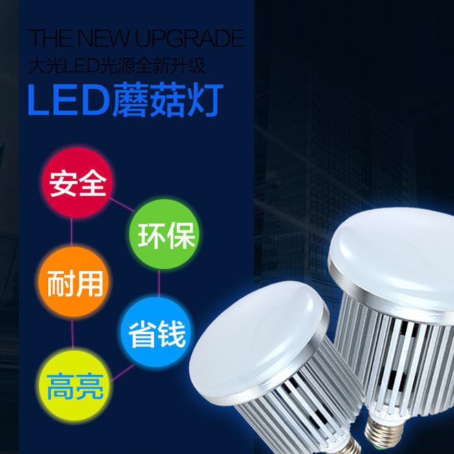 36W50w大功率球泡/E27螺口/led球泡/蘑菇泡工厂照明灯工矿灯