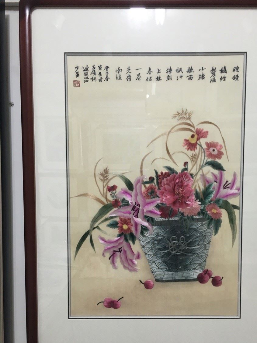 厂家直销手工精品丝线刺绣苏绣成品装饰挂画客厅家居商务送礼