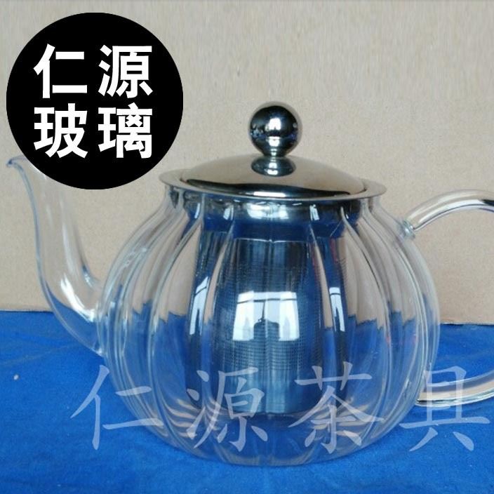 长期供应出口条纹800ml带不锈钢茶漏壶(标准304)品质