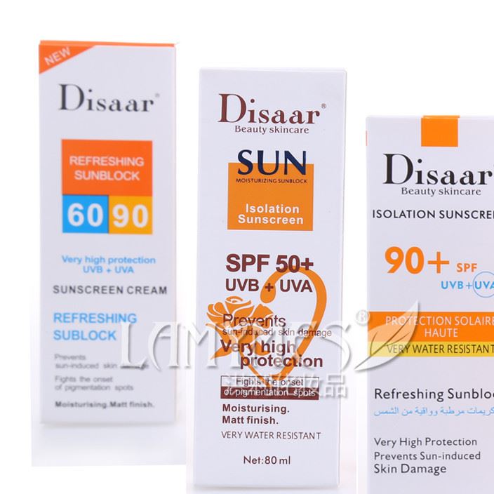 Dissar 蒂莎 SPF60  防晒霜 保湿美白防晒保护霜 80ml