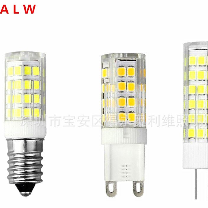 G9LED灯珠220V 33珠 51珠 SMD 7W 75珠直插灯泡高亮水晶灯光源