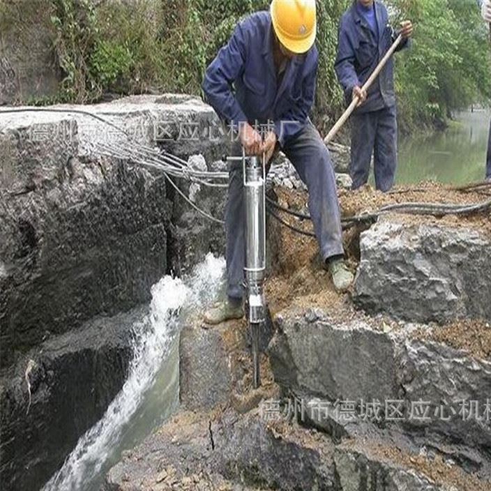 山西岩石分裂机分裂棒江苏混凝土液压劈裂机劈裂器液压凿岩机