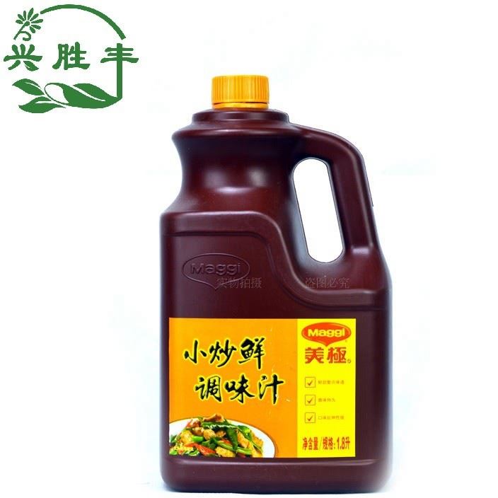 雀巢美极小炒鲜调味汁1.8L 鲜味汁酱油 批发