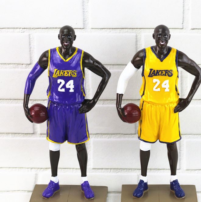 创意树脂摆件篮球明星 NBA球星科比24号同款大号站立摆件GL326