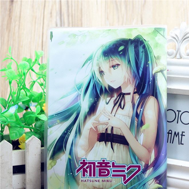 初音未来 动漫 周边 胶套本 笔记本 本子 学生用品 软面本