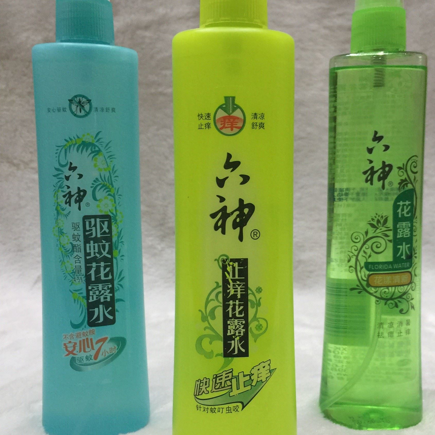 厂家直销 六神花露水 80ml 48瓶/箱 喷雾花露水 驱蚊止痒花露水